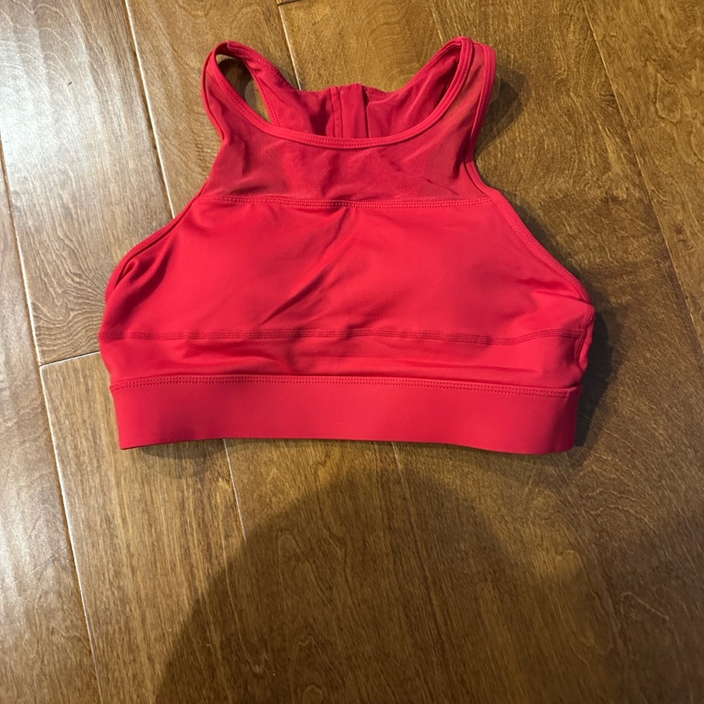 Red Sports Bra